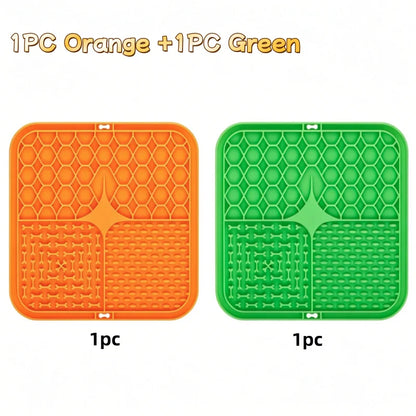Pet Lick Silicone Mat Dog Slow Feeder Bathing