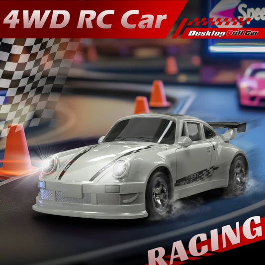 1:64 RC High Speed Drift Car Desktop Mini 4WD Model