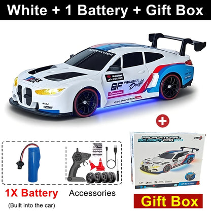 1:24 4WD RC Drift Car Mini 4x4 Remote Control Model