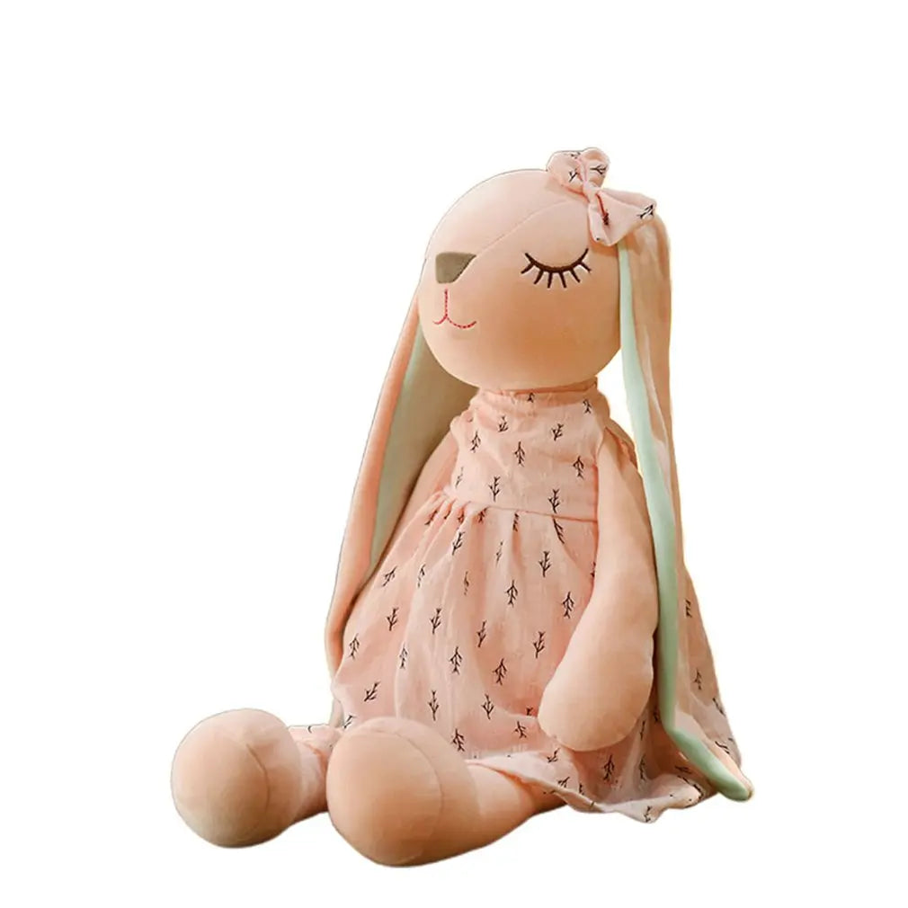 Cute Bunny Soothing Plush Doll Soft Sleeping Toy 35cm