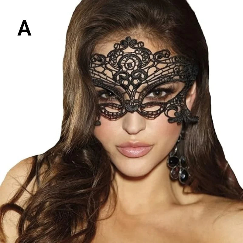 Lace Masquerade Eye Mask Women Hollow Party Costume