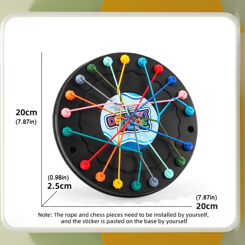 Rope Untangling Logic Puzzle Knot Decoding Strategy Game