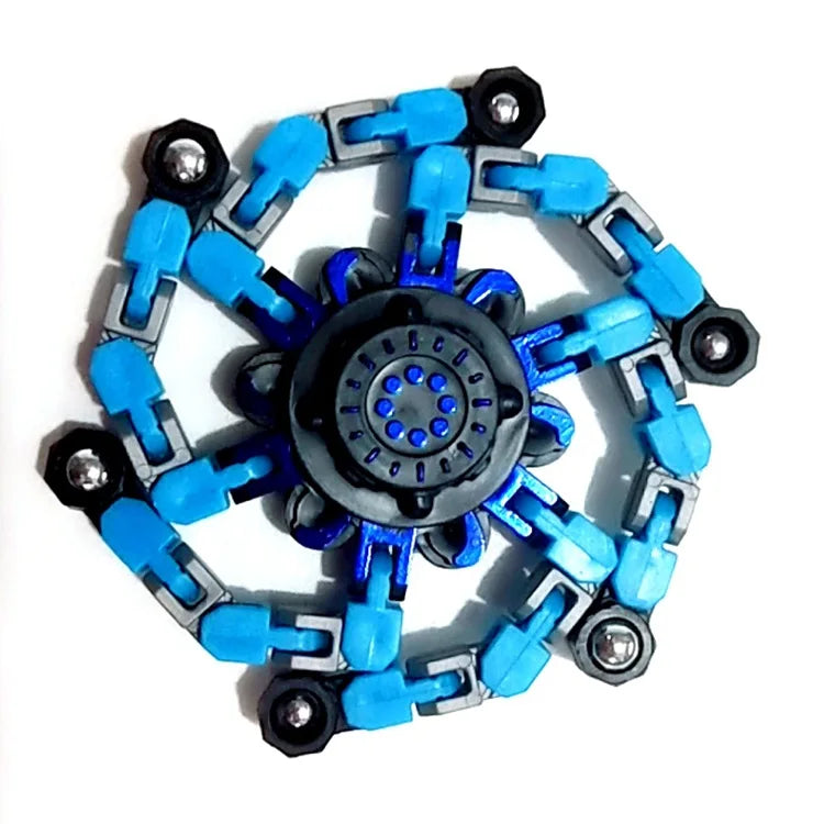 Deformable Fidget Spinner Chain Toy Robot Gyro