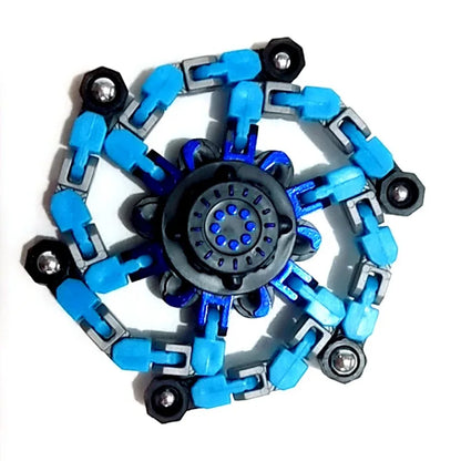 Deformable Fidget Spinner Chain Toy Robot Gyro