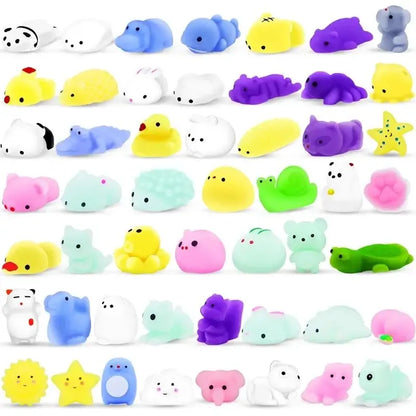 Soft Rubber Animal Pinching Stress Toys 20 Pcs