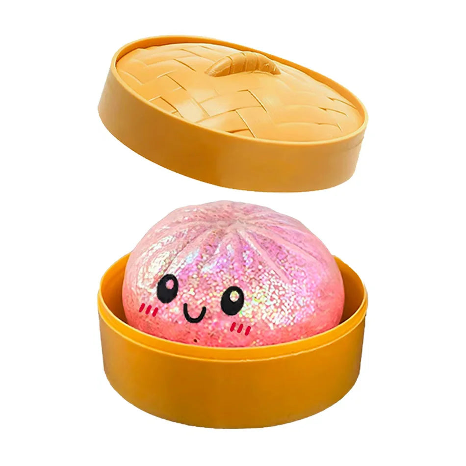 Glitter Dumpling Squishy Toy Sensory Stress Relief Fidget