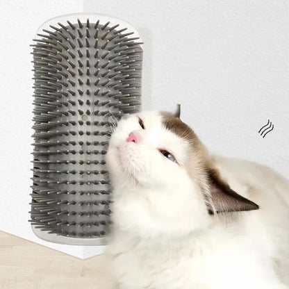 Massage Pet Cat Brush Corner Self Grooming Scratcher