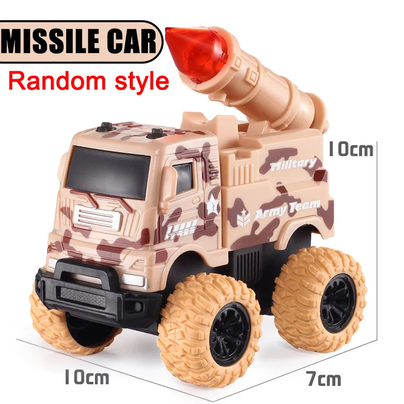 Pull Back Off Road Toy Car 360 Rotation Stunt SUV