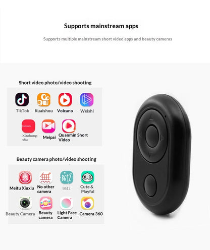 Phone Bluetooth Remote for iPhone Xiaomi IOS Android Phone Universal Remote Control Selfie Stick Bluetooth Camera Controller
