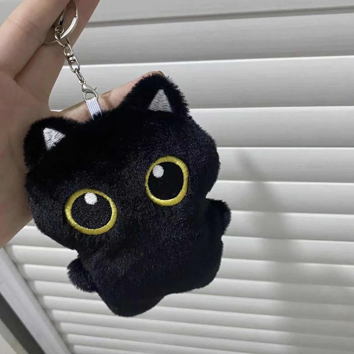 Black Cat Plush Toy Cute Kitten Pillow Cushion Pendant