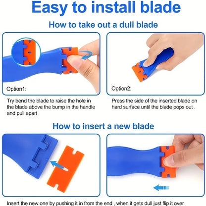 Car Sticker Remover Plastic Scraper Glass Cleaning Tool
