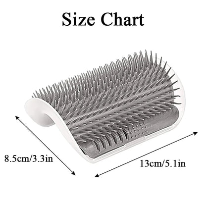 Massage Pet Cat Brush Corner Self Grooming Scratcher