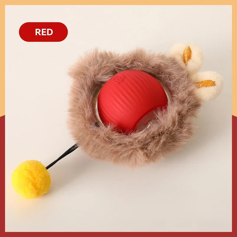 Rechargeable Automatic Rolling Ball Cat Toy Electric