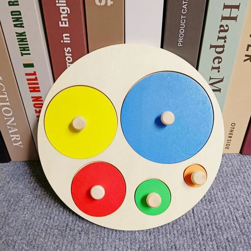 Shape Matching Toy - Montessori Wooden Toys for Children & Toddlers