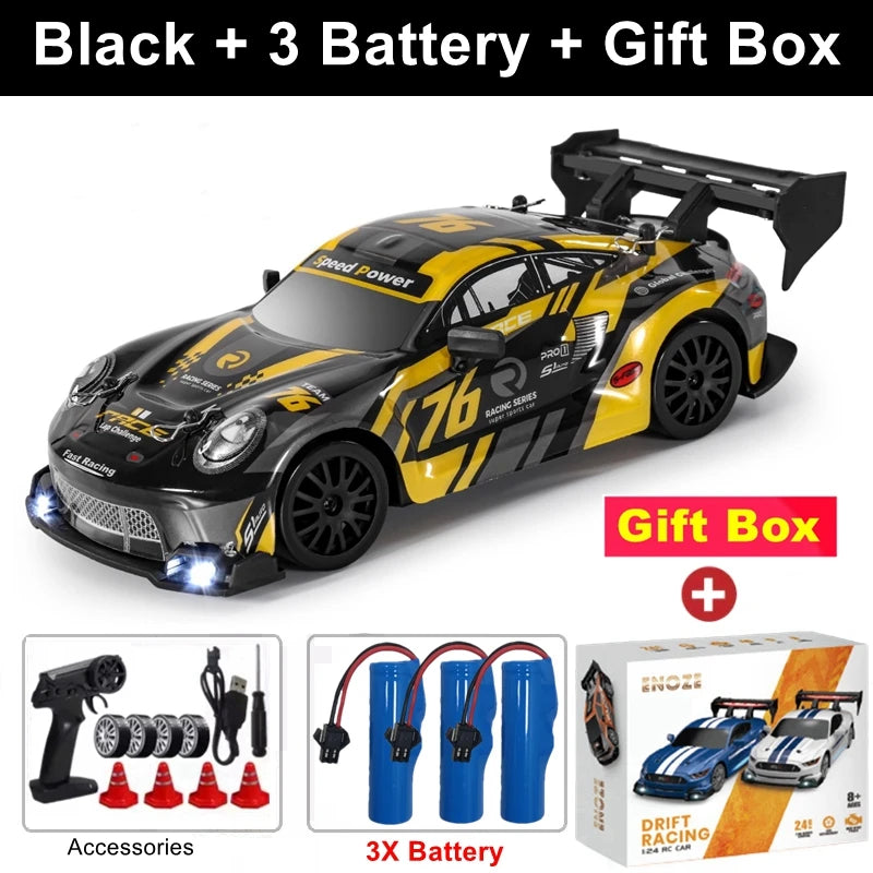 4WD RC Drift Car 1:24 Scale Remote Control Racing