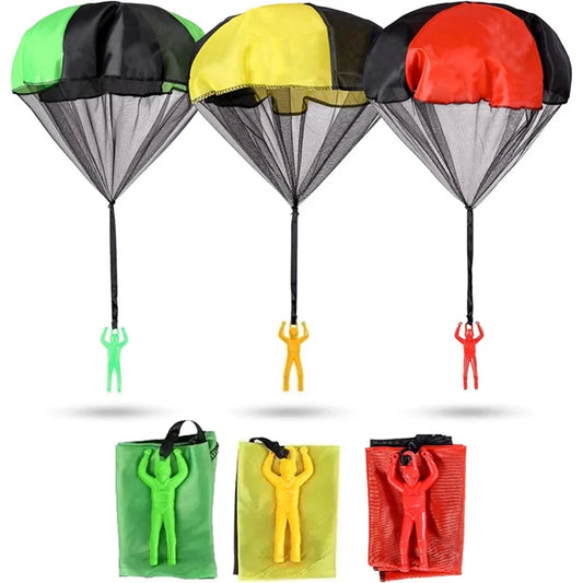 Tangle Free Parachute Toy Outdoor Flying Launch Game