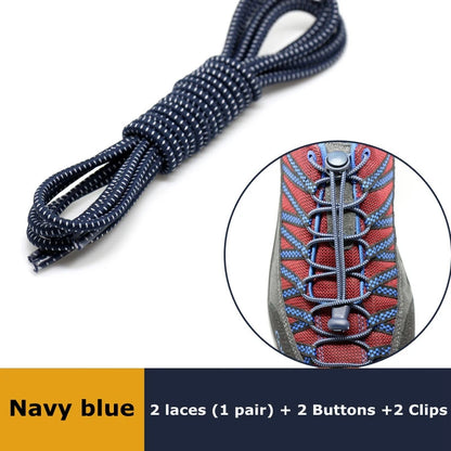 Elastic No Tie Shoe Laces Stretching Lock Lazy Shoestrings