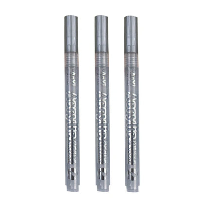 Acrylic Markers Paint Pen Set Extra Fine Tip Art Markers 3Pcs