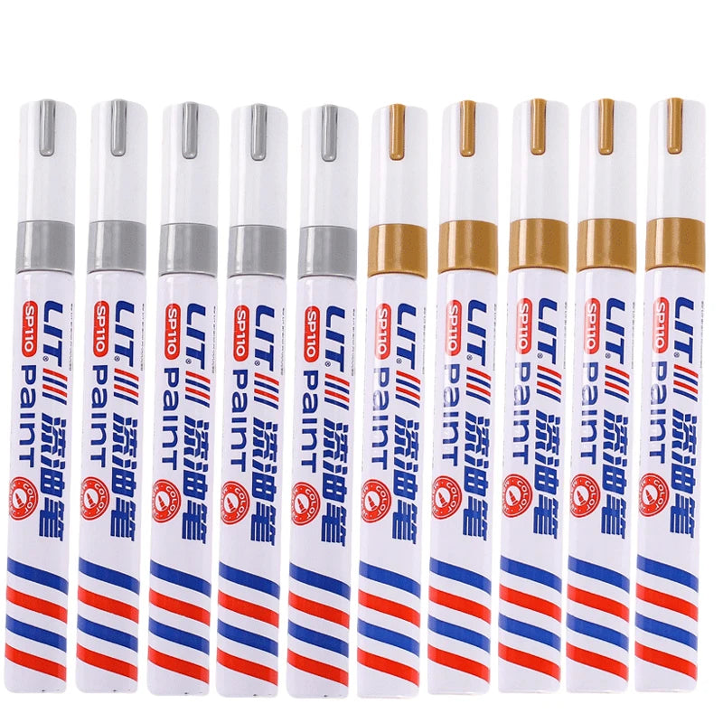 Waterproof Permanent Paint Marker Set 3mm Oil Based Pens
