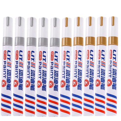 Waterproof Permanent Paint Marker Set 3mm Oil Based Pens