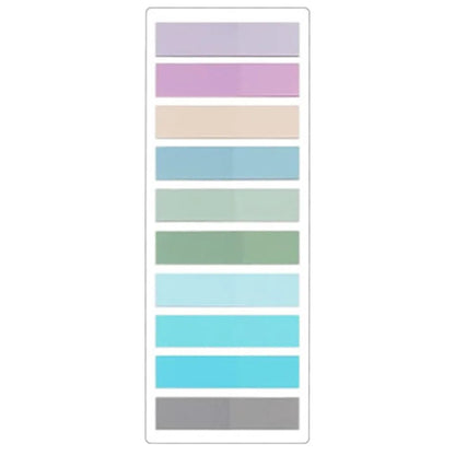 Transparent Colorful Index Sticky Note Pads Self-Adhesive