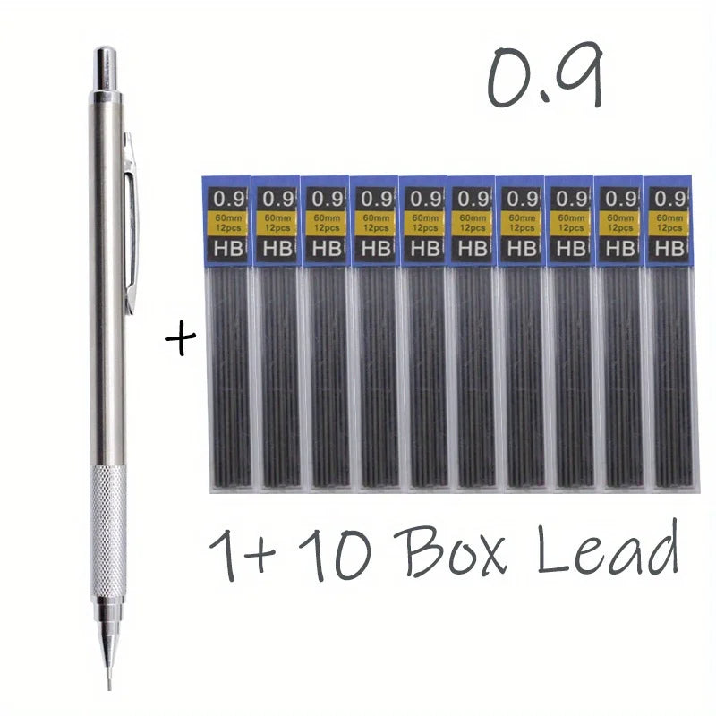 All Metal Mechanical Pencils Professional Sketching Drafting Set