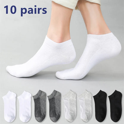 Con Sports Stockings Men Bamboo Fiber Deodorant 10 Pack