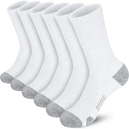 Men Non Slip Athletic Crew Socks Ground Gripping Sports