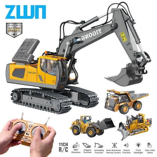 2.4G RC Remote Control Excavator Dump Truck Toy