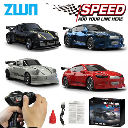 1:64 RC High Speed Drift Car Desktop Mini 4WD Model