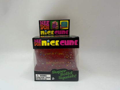 Glow in the Dark Ice Cube Squishy Stress Relief Toy