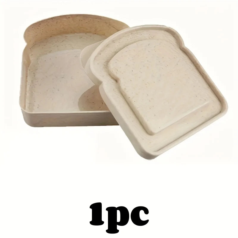 1/3pcs Reusable Bento Sandwich Box Set with Lid Microwave Safe Stackable Container for School Outdoor Picnic Kitchen Organizer