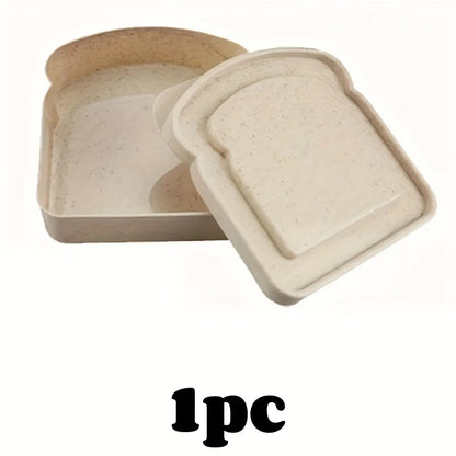 1/3pcs Reusable Bento Sandwich Box Set with Lid Microwave Safe Stackable Container for School Outdoor Picnic Kitchen Organizer