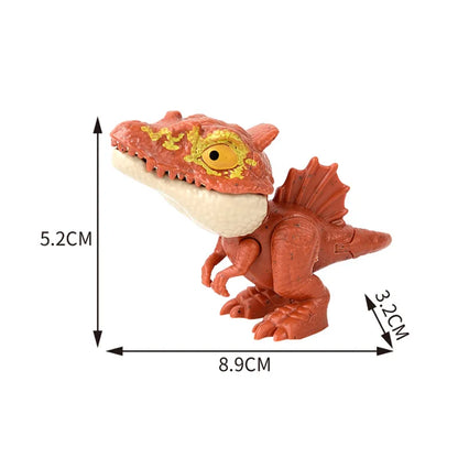 Jurassic Finger Dinosaur Triceratops Tyrannosaurus Model
