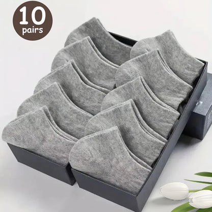 Deodorant Men's Low Cut Ankle Socks Sweat Wicking