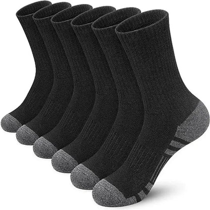 Men Non Slip Athletic Crew Socks Ground Gripping Sports