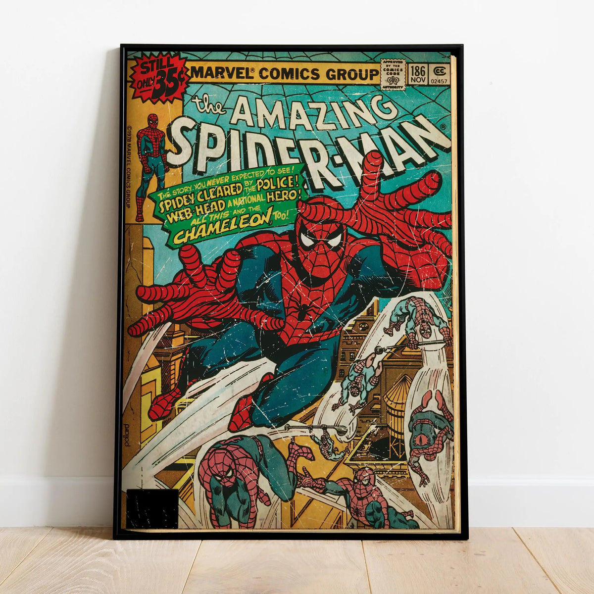 Superhero Comic Book Covers Canvas Poster Wall Art Print