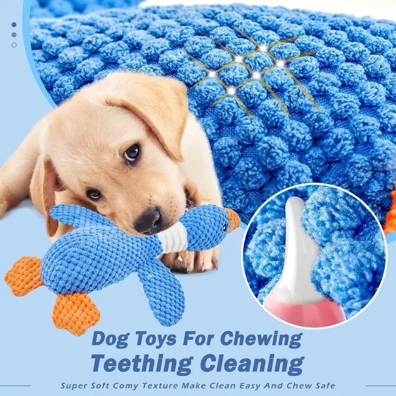 Squeaky Pet Chew Plush Toy Fleece Dog Teasing Doll
