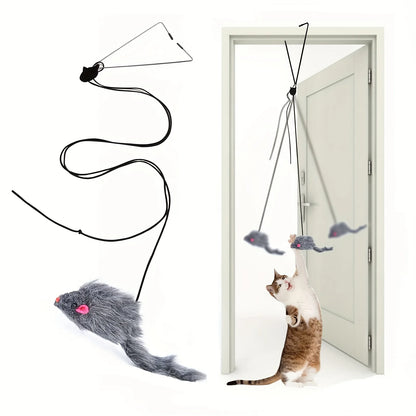 Door Hanging Cat Toy Interactive Hanging Kitten Teaser