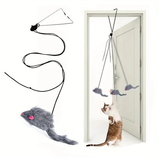 Door Hanging Cat Toy Interactive Hanging Kitten Teaser