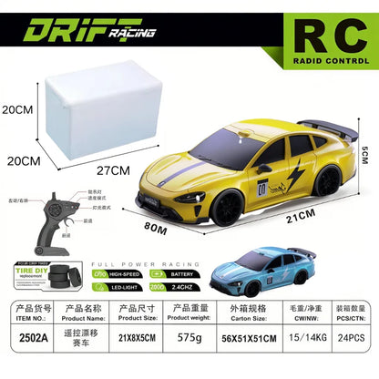 1 24 RC Drift Car - High Speed Remote Control Racing Vehicle