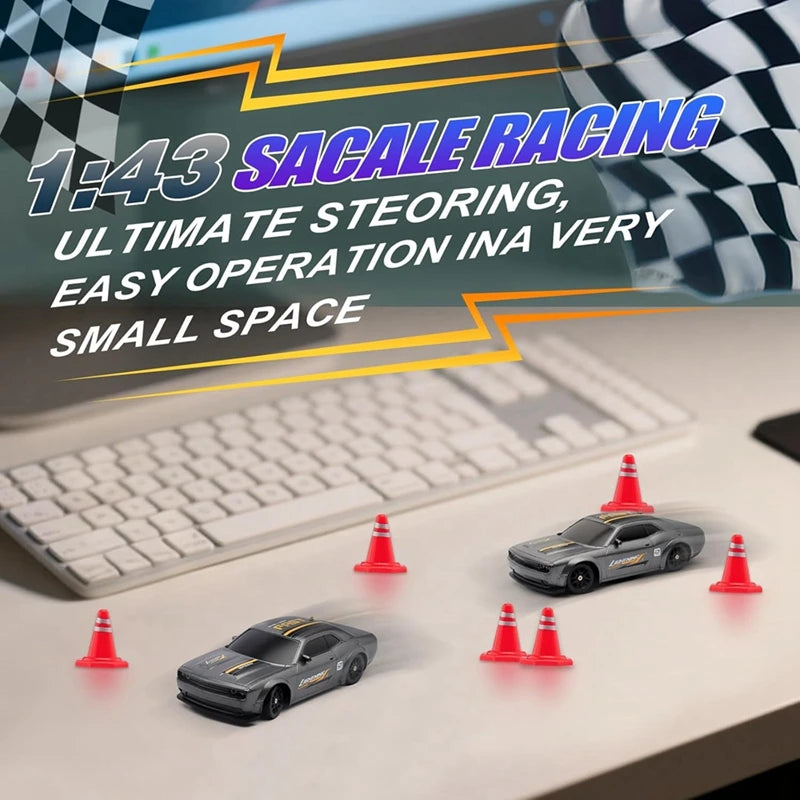 1:64 2.4G RC Drift Car 4WD Remote Control Mini Model