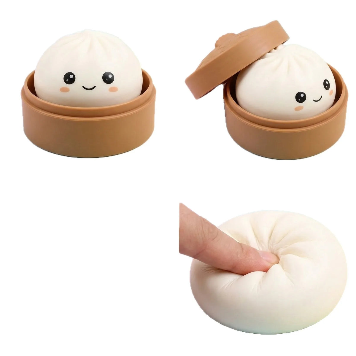 Glitter Dumpling Squishy Toy Sensory Stress Relief
