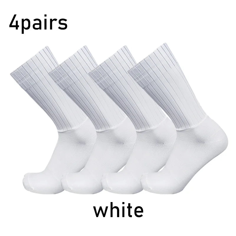 Cycling Silicone Sports Non-Slip Socks Aero Racing
