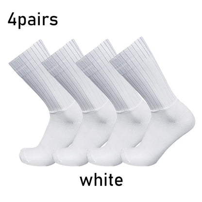 Cycling Silicone Sports Non-Slip Socks Aero Racing