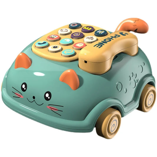 Electric Storyteller Telephone Car Toy Educational Phone