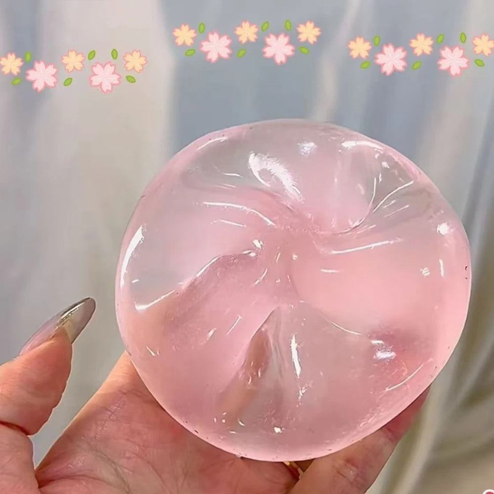 Maltose Squishy Stress Ball Transparent Slow Rise Fidget