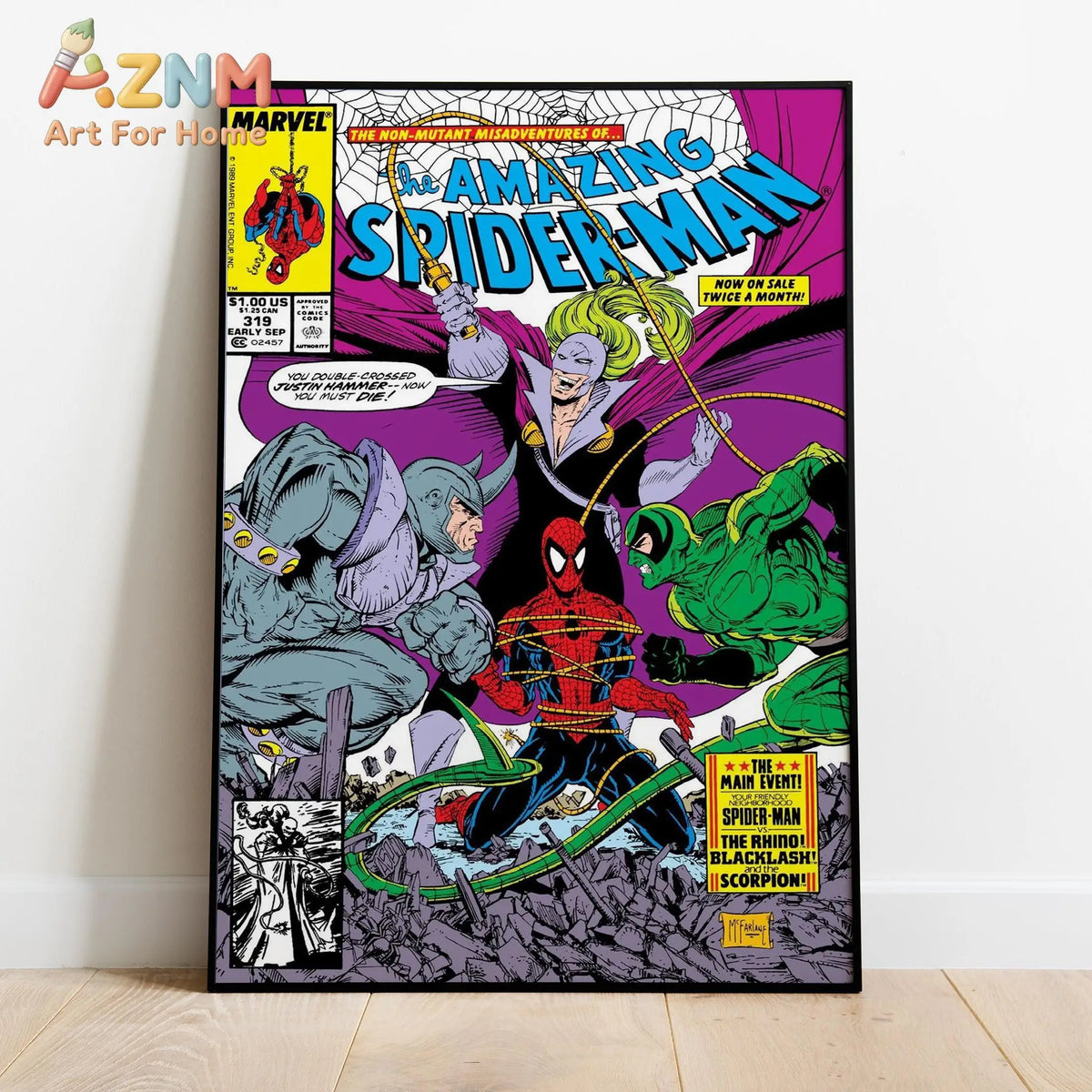 Superhero Comic Book Covers Canvas Poster Wall Art Print