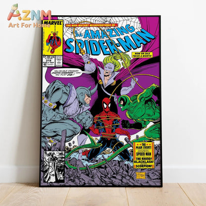 Superhero Comic Book Covers Canvas Poster Wall Art Print