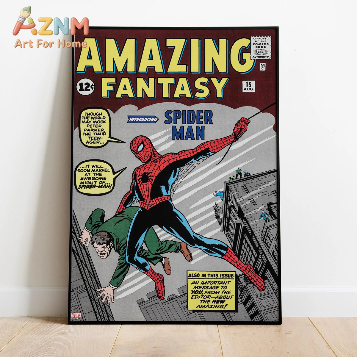 Superhero Comic Book Covers Canvas Poster Wall Art Print